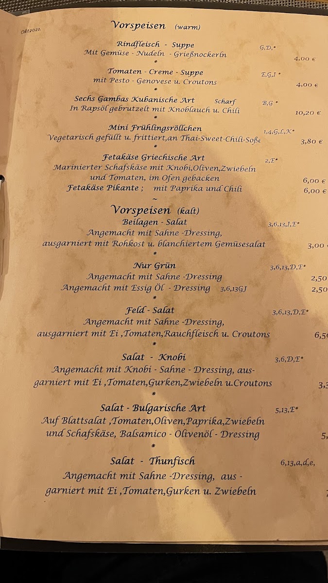 Menu Gaststatte Lowenhof-2